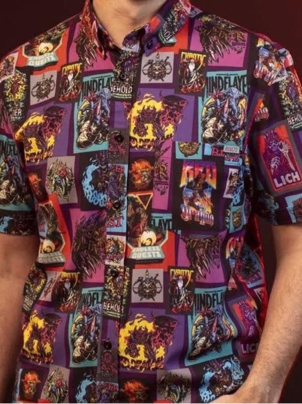 Men's RSVLTS DnD Monster Mashup shirt